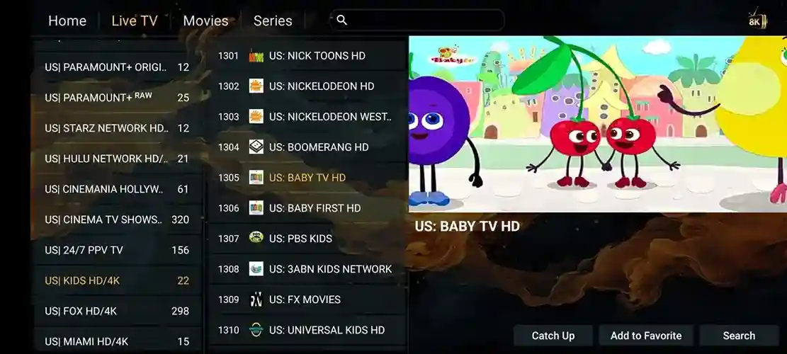 Preview 3 - Eternal TV Premium IPTV Subscription